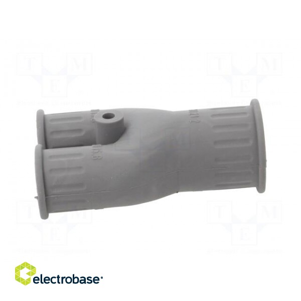 Y-connector | elastomer thermoplastic TPE | -40÷115°C | IP66 | grey image 7