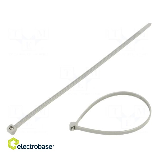 Cable tie | externally serrated | L: 200mm | W: 4.6mm | polyamide | 225N