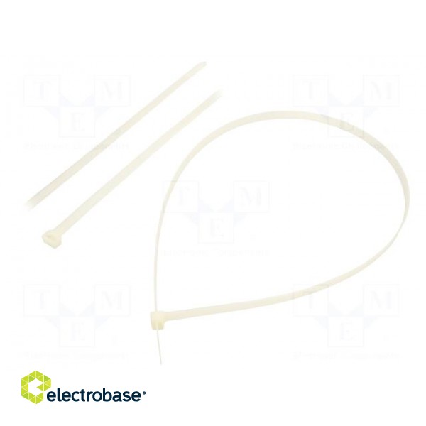 Cable tie | L: 1000mm | W: 12.5mm | polyamide | 1112N | natural