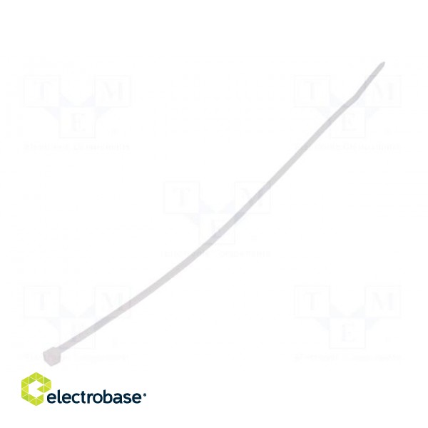 Cable tie | L: 250mm | W: 4.8mm | polyamide | 220N | natural | Ømax: 60mm