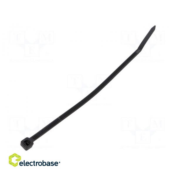 Cable tie | L: 215mm | W: 4.8mm | polyamide | 220N | black | UL94V-2