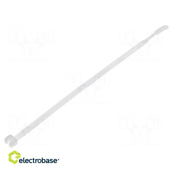 Cable tie | L: 210mm | W: 4.7mm | polyamide | 220N | natural | Ømax: 50mm