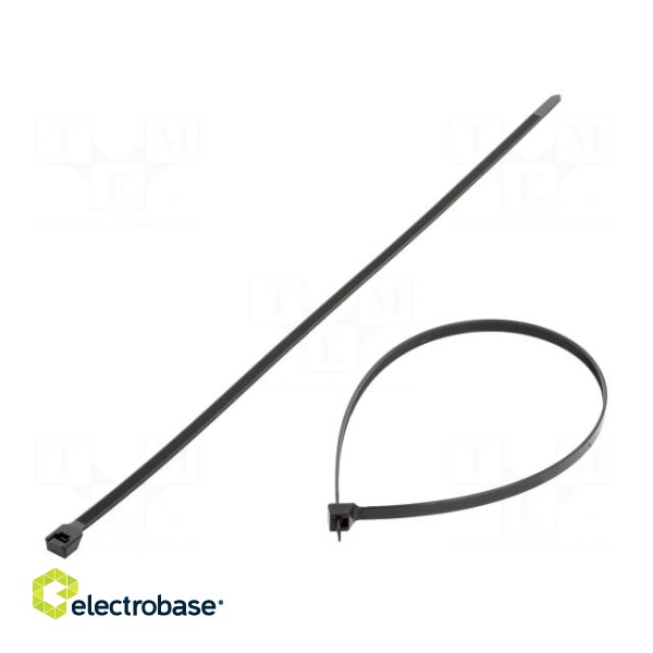 Cable tie | L: 530mm | W: 8.9mm | polyamide | 778N | black | Ømax: 152mm