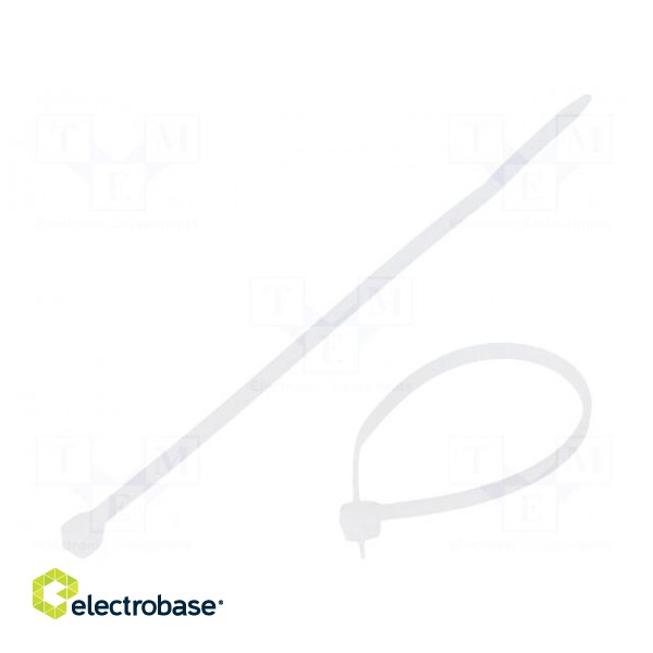 Cable tie | L: 71mm | W: 1.8mm | polyamide | 36N | natural | Ømax: 15mm