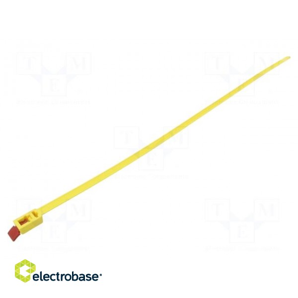 Cable tie | multi use | L: 752mm | W: 13mm | polyamide | 888N | yellow