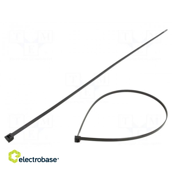 Cable tie | multi use | L: 772mm | W: 8.9mm | polyamide | 670N | black