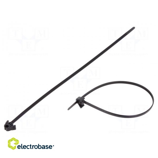 Cable tie | multi use,inside serrated with release mechanism