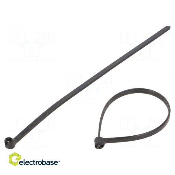 Cable tie | with a metal clasp | L: 140mm | W: 3.6mm | polyamide | 250N