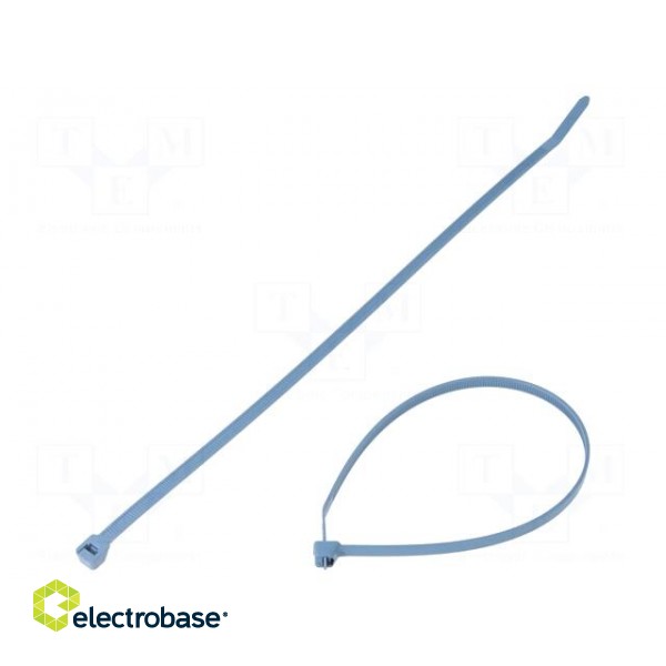 Cable tie | with metal | L: 291mm | W: 4.8mm | polyamide | 222N | -40÷85°C