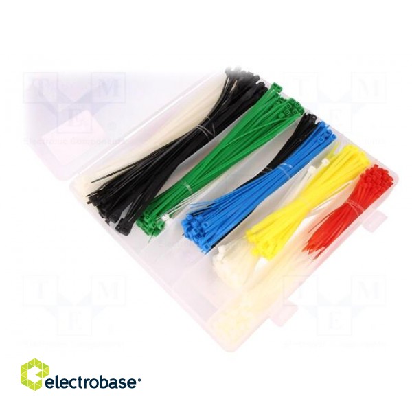 Ties set | polyamide | black,red,natural,blue,green,yellow фото 2
