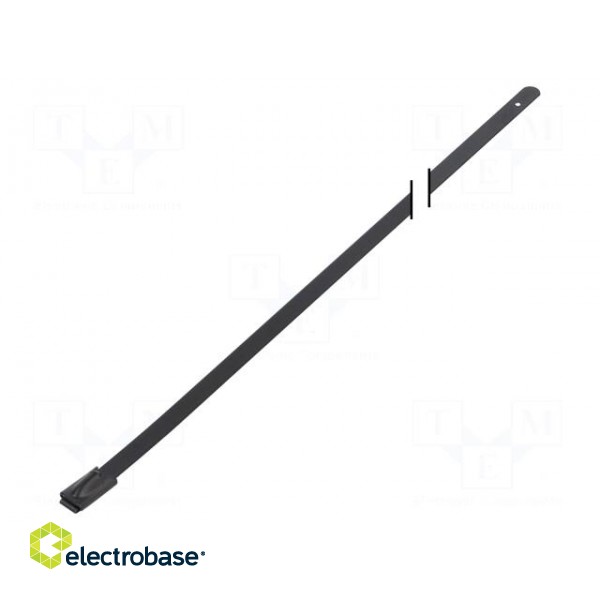 Cable tie | L: 100mm | W: 7.9mm | stainless steel AISI 304 | 1112N
