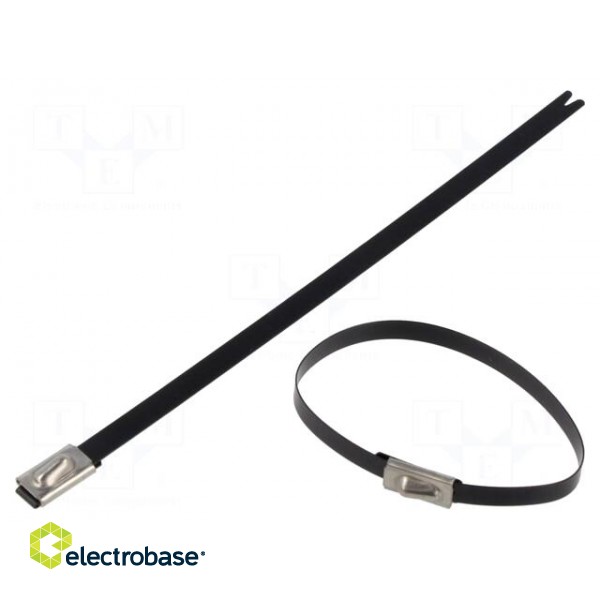 Cable tie | L: 127mm | W: 4.6mm | acid resistant steel AISI 316 | 540N