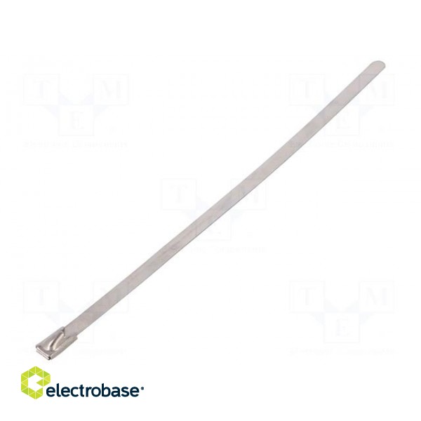 Cable tie | L: 150mm | W: 4.6mm | acid resistant steel AISI 316 | 445N