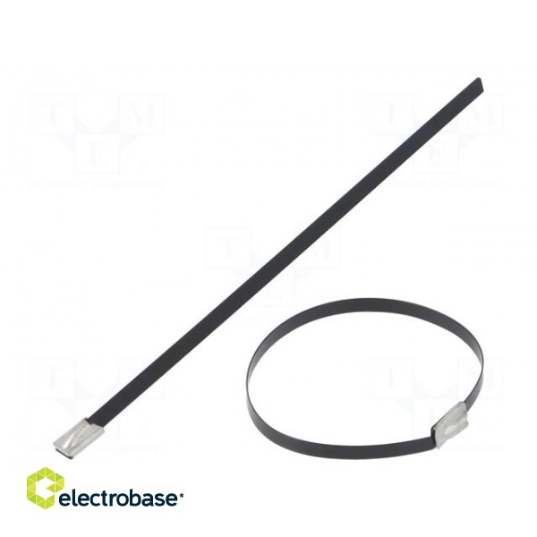 Cable tie | L: 157mm | W: 4.6mm | acid resistant steel AISI 316 | 445N