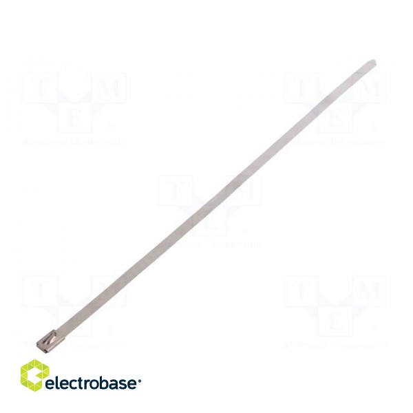 Cable tie | L: 360mm | W: 7.9mm | acid resistant steel | 1112N