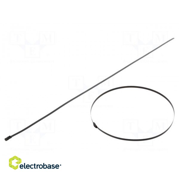 Cable tie | L: 520mm | W: 4.6mm | stainless steel | 440N