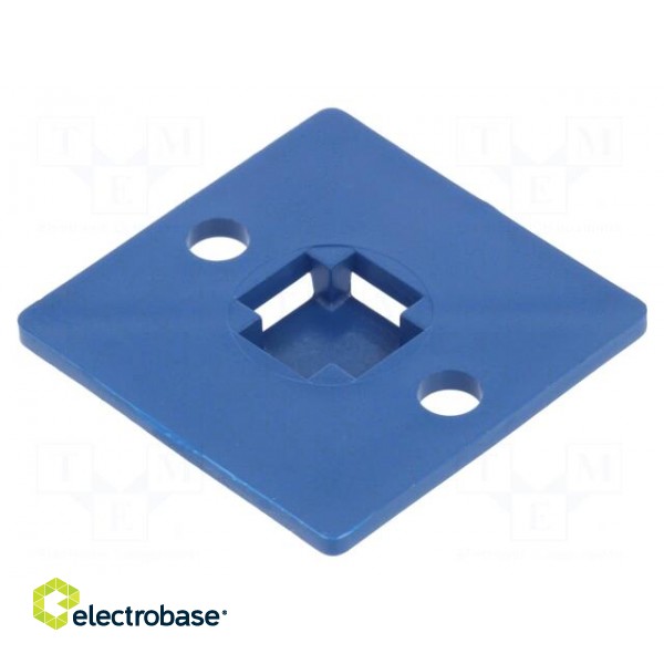 Holder | screw | polyamide | UL94HB | blue | Tie width: 4.7mm | L: 28mm фото 2