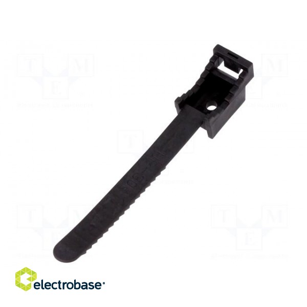 Cable strap clip | black | L: 100mm | 100pcs | Man.series: UP-30 image 3