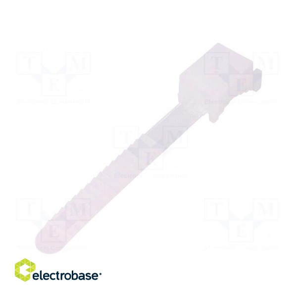 Cable strap clip | white | L: 100mm | 25pcs | Man.series: UP-30 | Ø: 30mm image 2