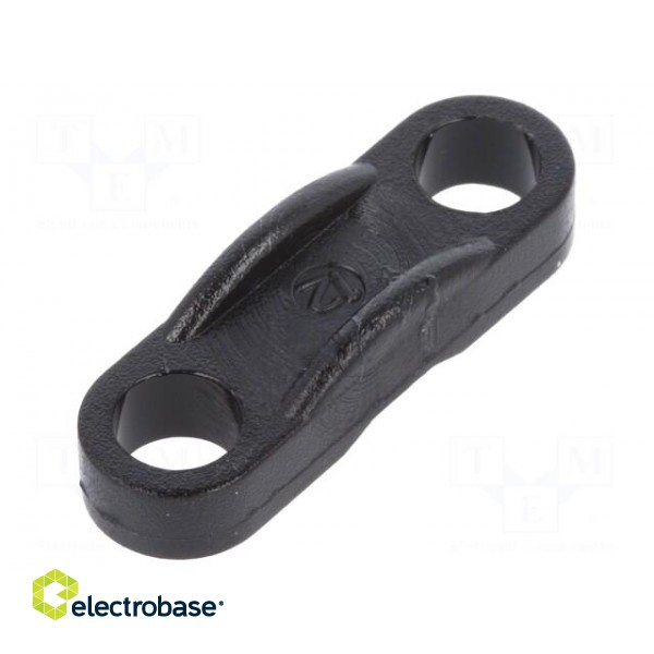 Cable tie mounts | polyamide | Ømount.hole: 4.4mm | W: 7.3mm | L: 23mm