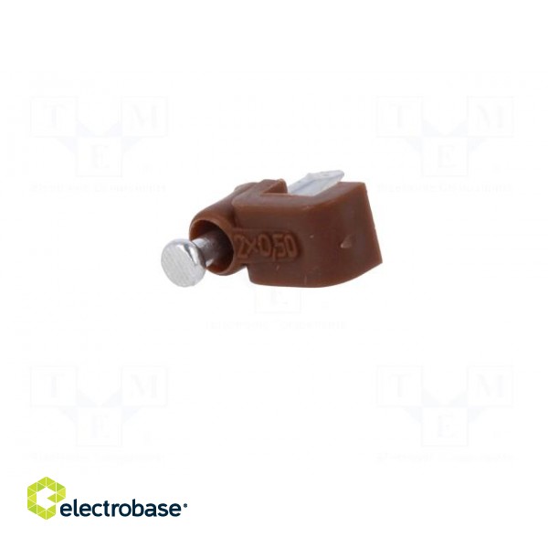 Holder | brown | Application: OMYp 2x0,5,for flat cable | 25pcs. image 2
