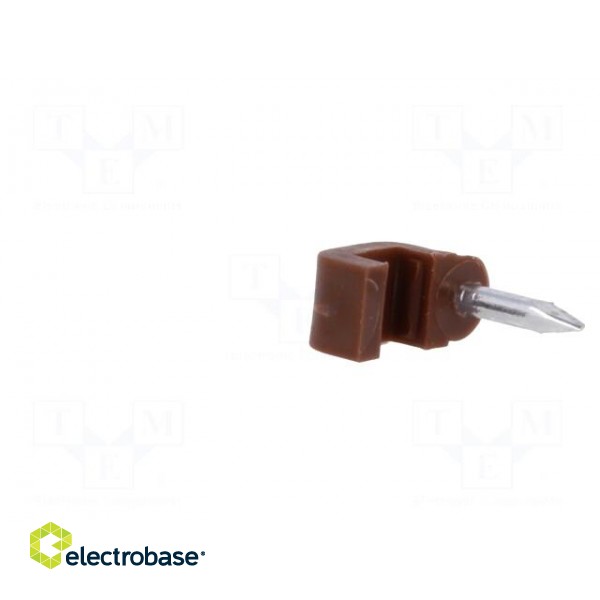 Holder | brown | Application: OMYp 2x0,5,for flat cable | 25pcs. image 4