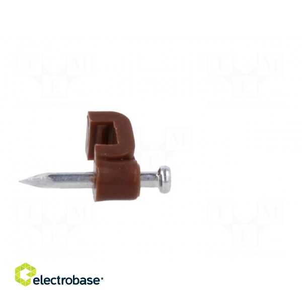 Holder | brown | Application: OMYp 2x0,5,for flat cable | 25pcs. image 7