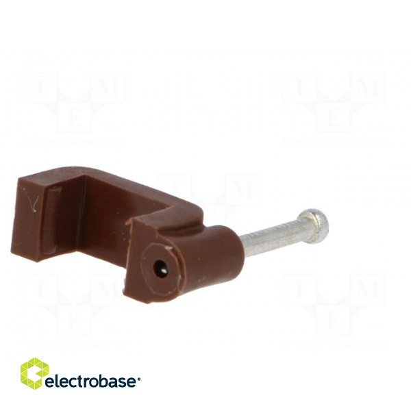 Holder | brown | Application: YDYp 3x1,5,for flat cable | 50pcs. image 6