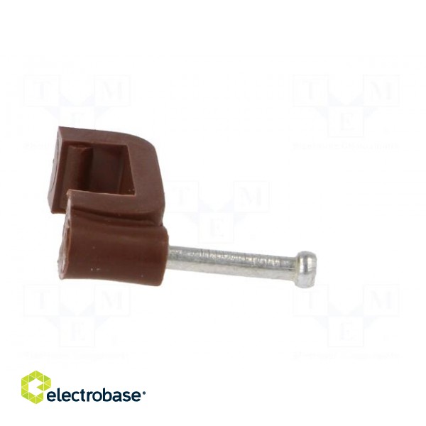 Holder | brown | Application: YDYp 3x1,5,for flat cable | 50pcs. image 7