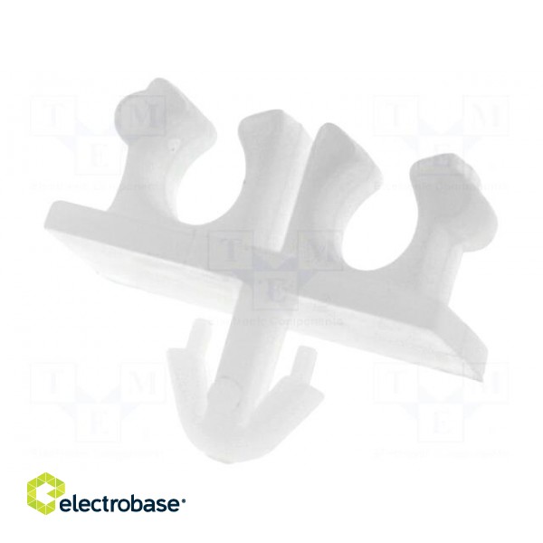 Holder | polyamide | natural | Application: Cable P-clips | 2.75mm