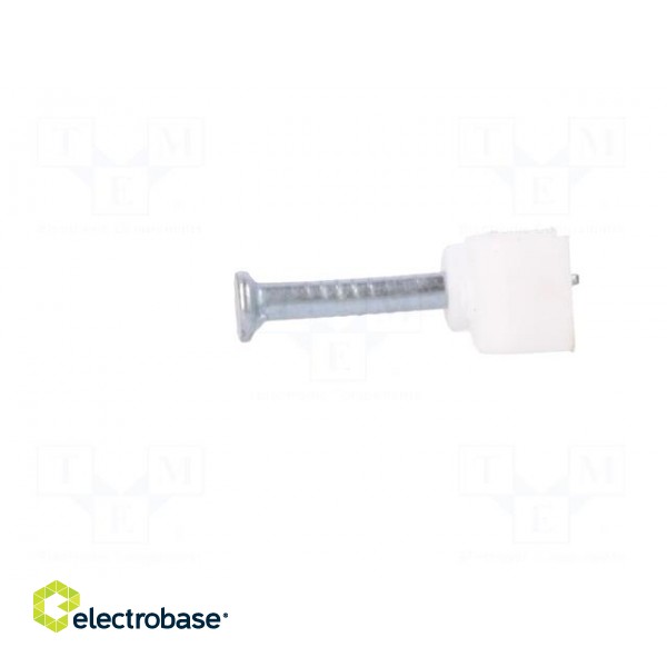Holder | white | Application: OMYp 2x0,5,for flat cable | 100pcs. image 3