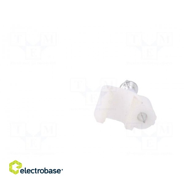 Holder | white | Application: OMYp 2x0,5,for flat cable | 25pcs. image 5