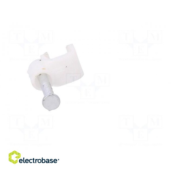 Holder | white | Application: OMYp 2x0,5,for flat cable | 25pcs. image 9