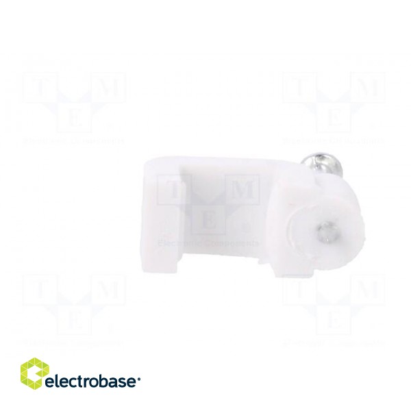 Holder | white | Application: YDYp 2x1,5,for flat cable | 100pcs. image 5