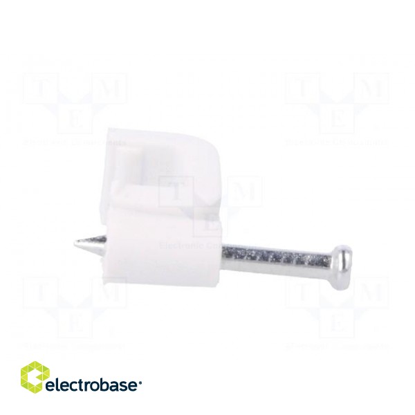 Holder | white | Application: YDYp 2x1,5,for flat cable | 100pcs. image 7