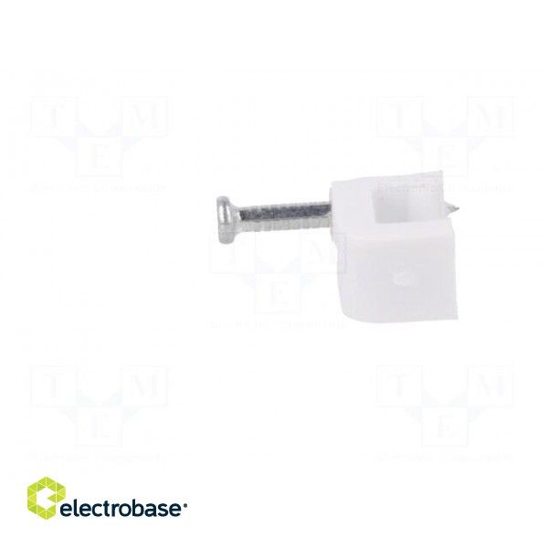 Holder | white | Application: YDYp 2x1,5,for flat cable | 25pcs. image 3