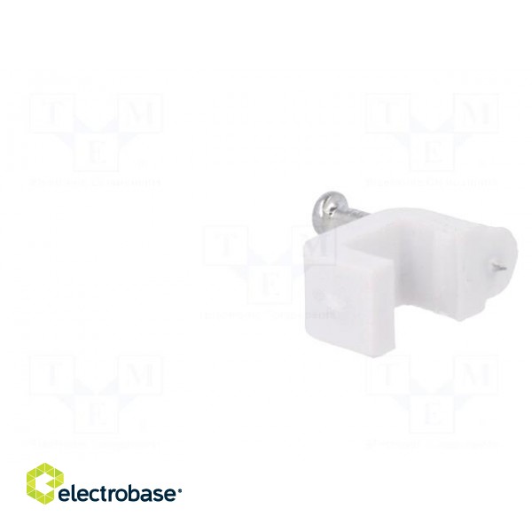 Holder | white | Application: YDYp 2x1,5,for flat cable | 25pcs. image 4