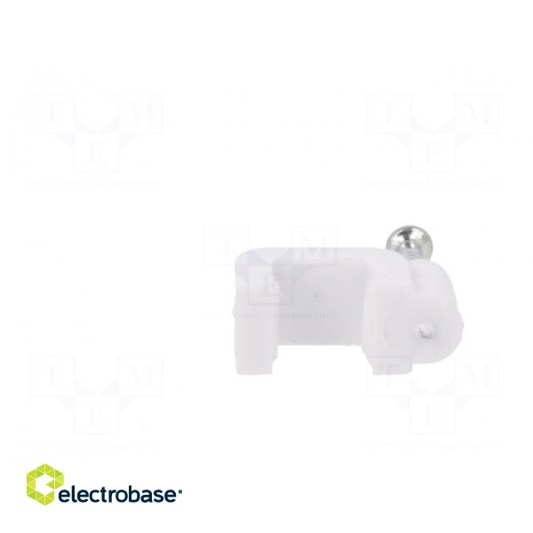 Holder | white | Application: YDYp 2x1,5,for flat cable | 25pcs. image 5