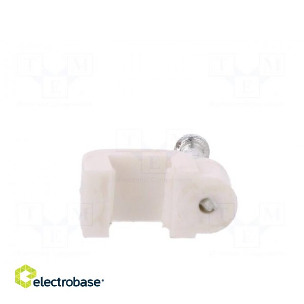 Holder | white | Application: YDYp 2x1,for flat cable | 100pcs. image 5