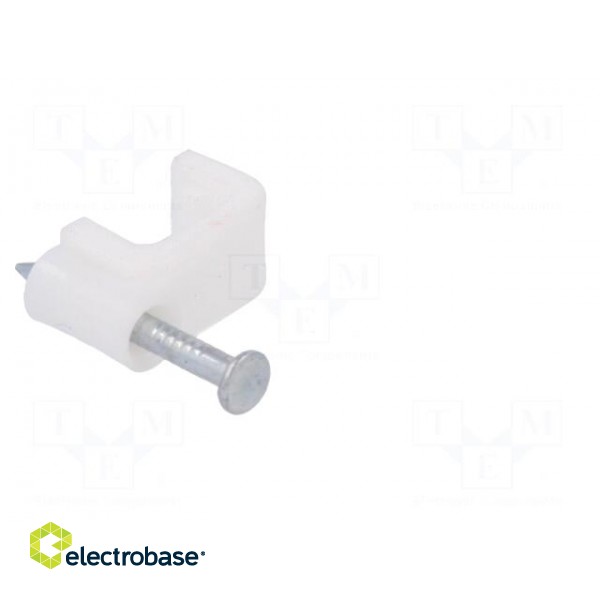 Holder | white | Application: YDYp 2x2,5,for flat cable | 25pcs. image 8