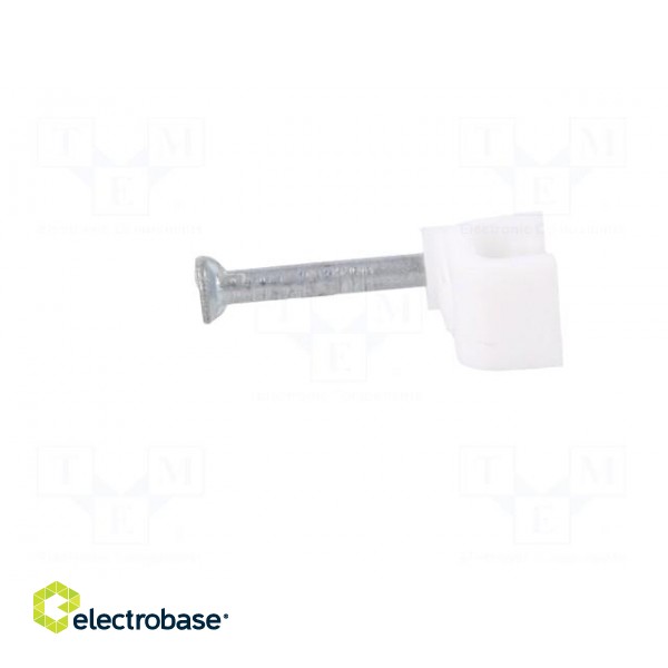 Holder | white | Application: YDYp 3x1,for flat cable | 100pcs. image 3