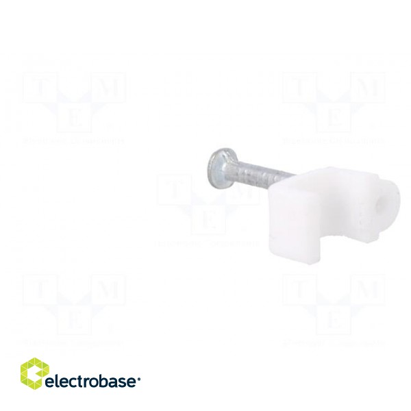 Holder | white | Application: YDYp 3x1,for flat cable | 100pcs. image 4