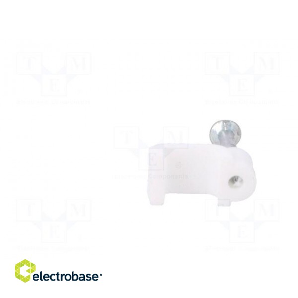 Holder | white | Application: YDYp 3x1,for flat cable | 100pcs. image 5