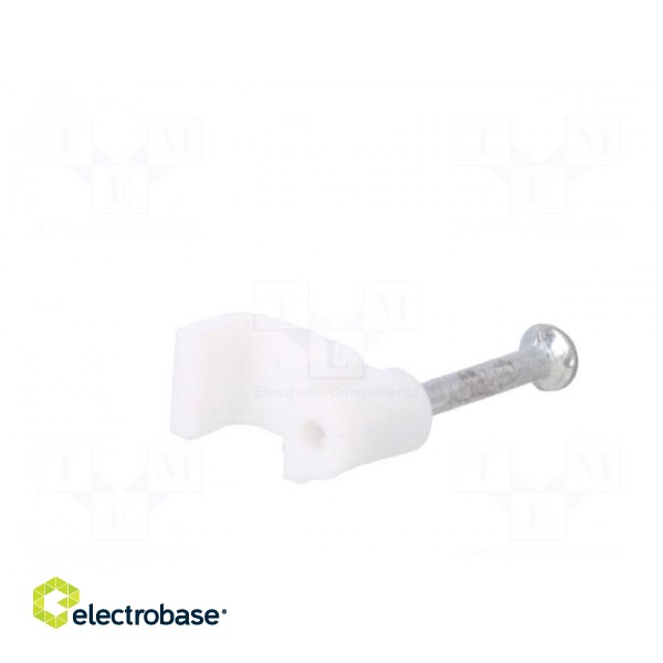 Holder | white | Application: YDYp 3x1,for flat cable | 100pcs. image 6