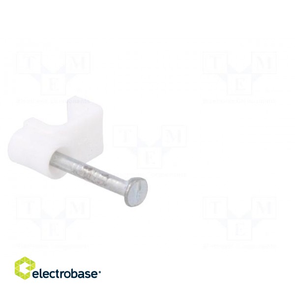 Holder | white | Application: YDYp 3x1,for flat cable | 100pcs. image 8