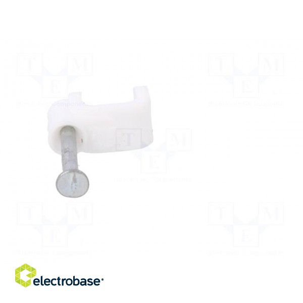 Holder | white | Application: YDYp 3x1,for flat cable | 100pcs. image 9