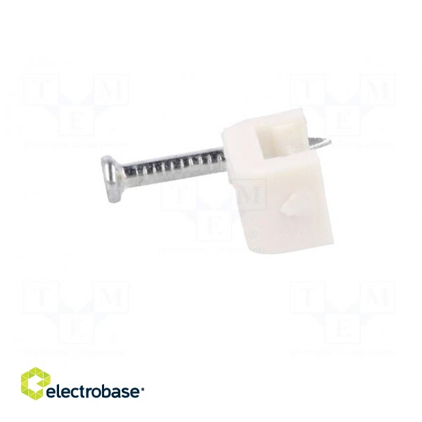 Holder | white | Application: YDYp 3x1,for flat cable | 25pcs. image 3