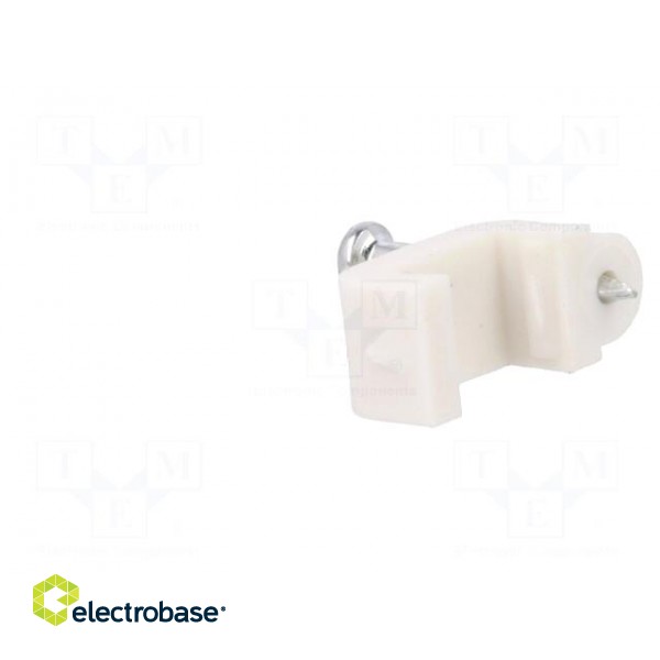 Holder | white | Application: YDYp 3x1,for flat cable | 25pcs. image 4