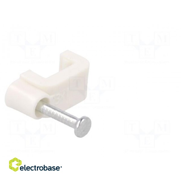 Holder | white | Application: YDYp 3x1,for flat cable | 25pcs. image 8