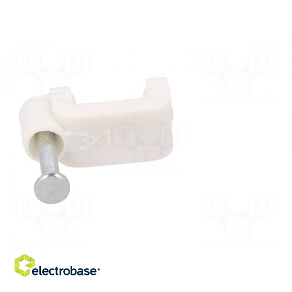 Holder | white | Application: YDYp 3x1,for flat cable | 25pcs. image 9